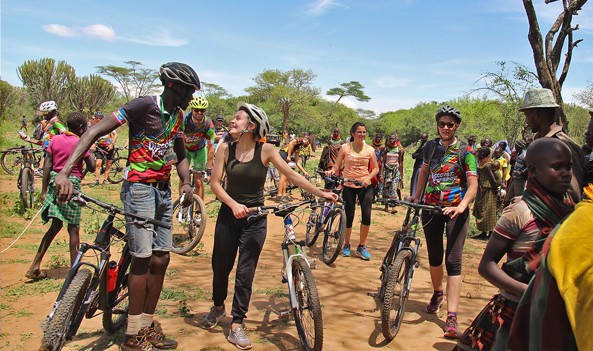 Biking in Uganda
